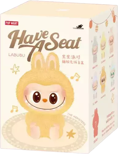 【ピース】Pop Mart Labubu The Monsters Have a Seat Vinyl Plush Sealed Case［LABUBU］