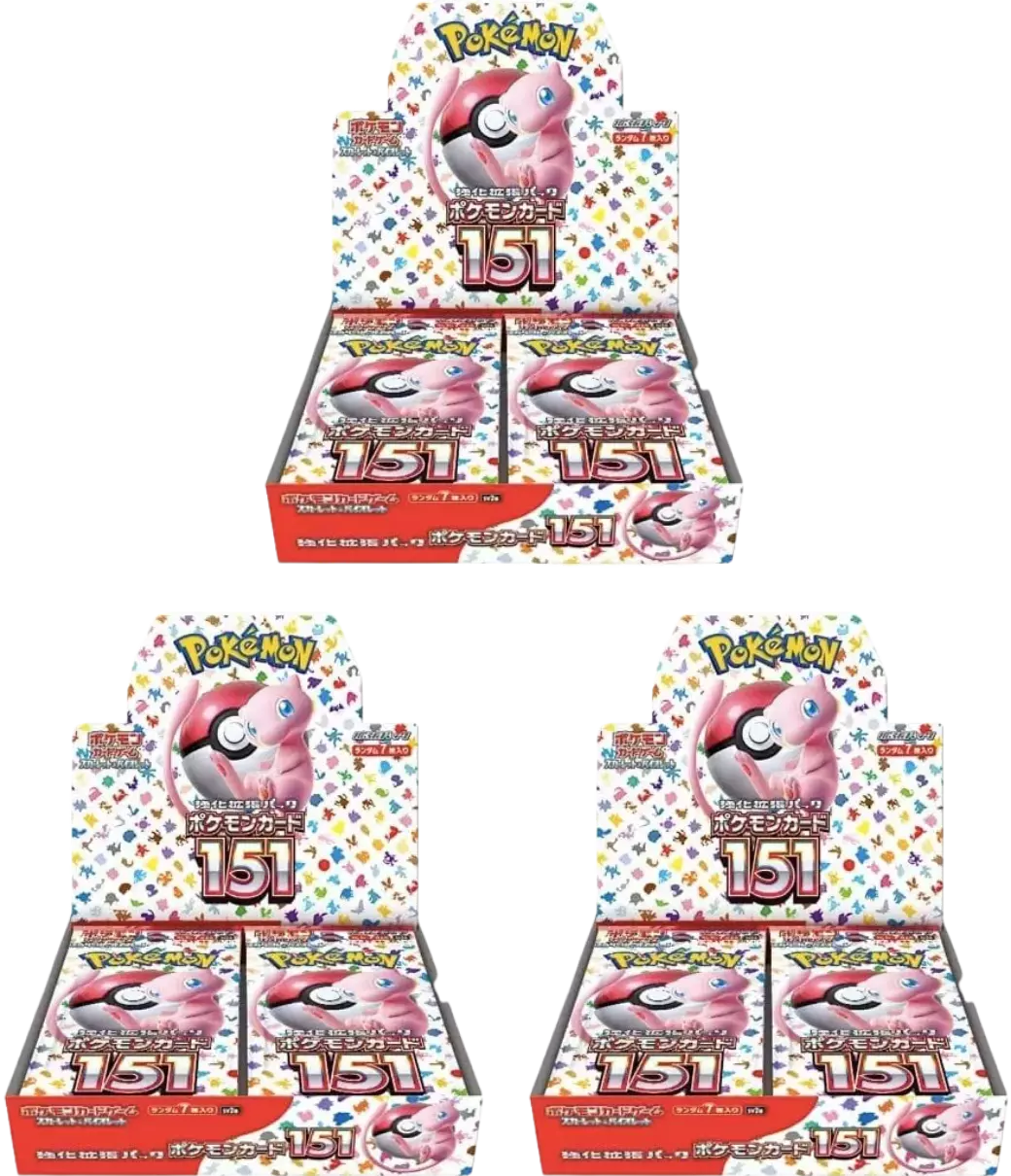ポケモンカード151 箱ダメージ X5 問い