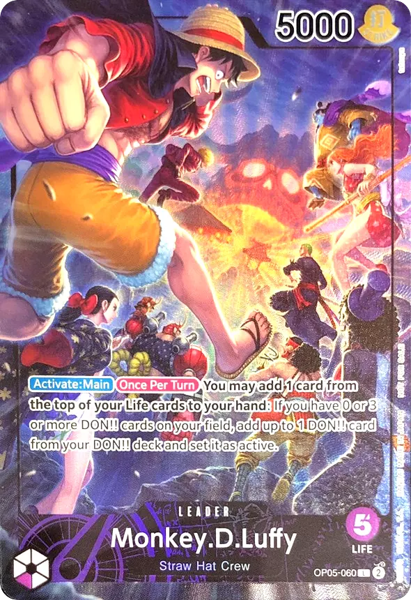 (PSA10)モンキー・D・ルフィ(illust:tatsuya)【英語版】