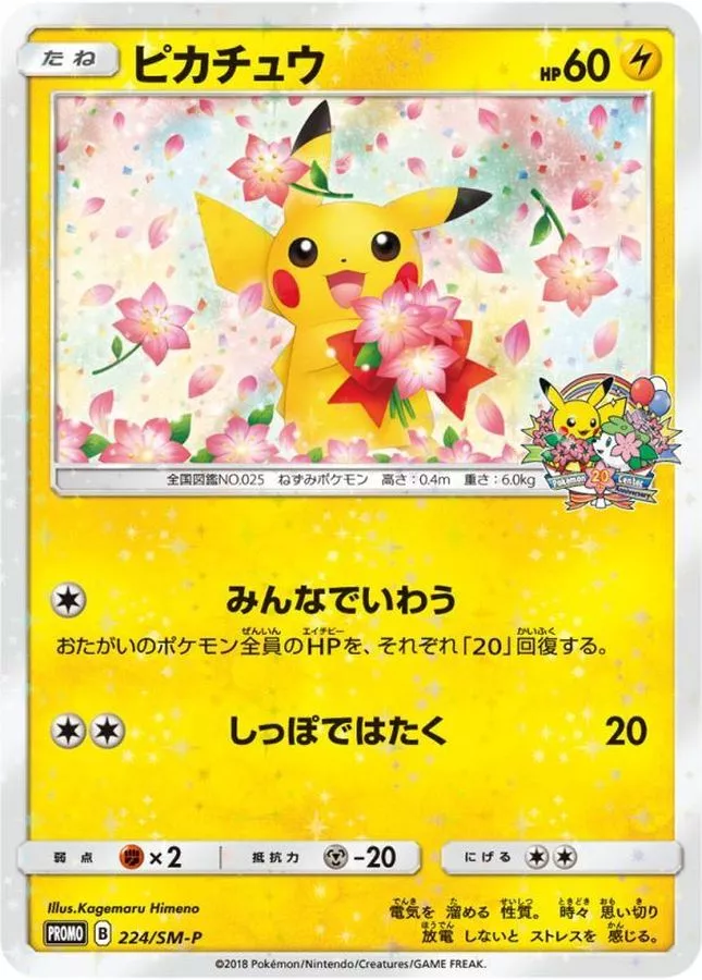 ピカチュウ(花束)