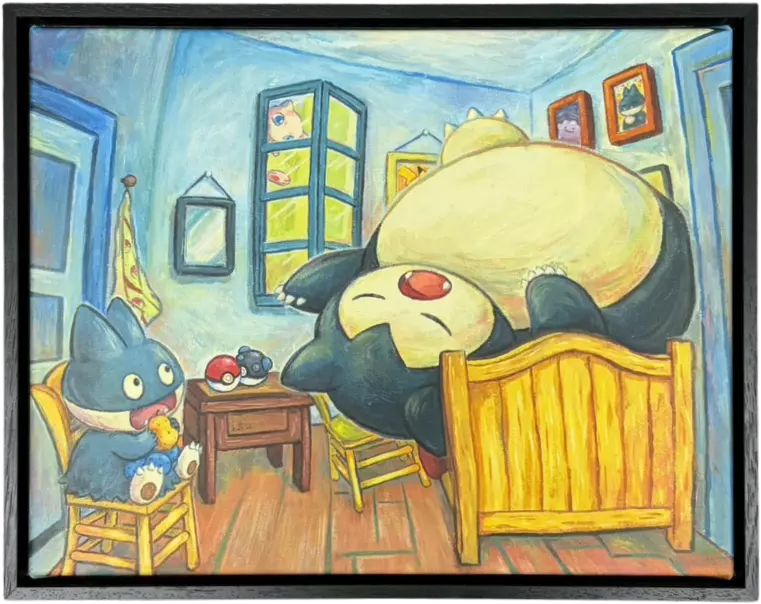 金枠の衝撃。家が美術館に変わる、ゴッホ×ポケモン降臨(266740