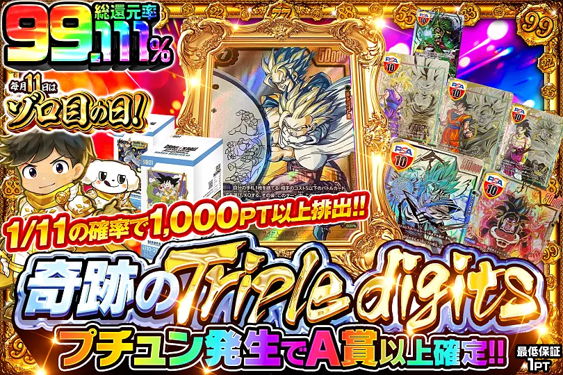 毎月11日はゾロ目の日!奇跡のTriple digits(297088) - ドラゴンボール