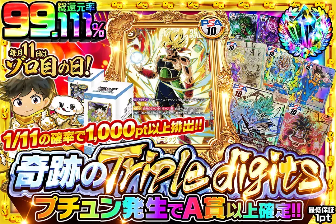 毎月11日はゾロ目の日!奇跡のTriple digits(262440) - ドラゴンボール