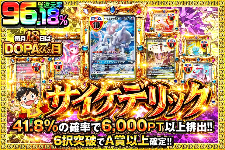 毎月18日はDOPAくんの日 サイケデリック
