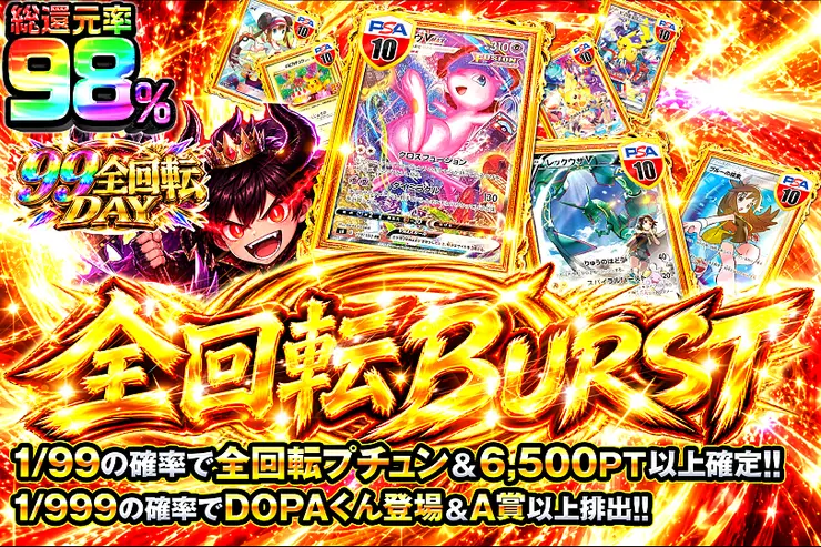 99全回転DAY 全回転BURST