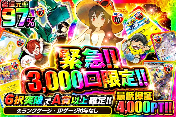 緊急!!3,000口限定!!