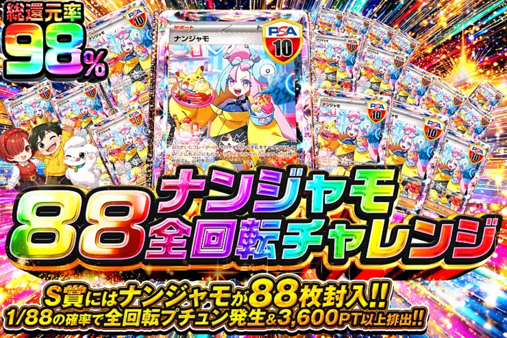 ナンジャモ88全回転チャレンジ