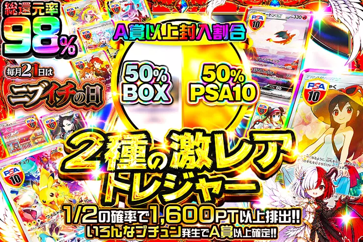 毎月21日はニブイチの日
2種の激レアトレジャー
