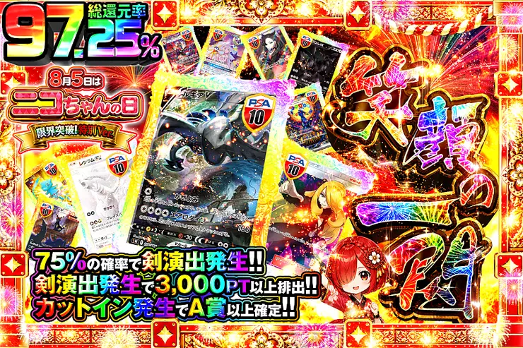 8月5日はニコちゃんの日!限界突破!特別Ver. 笑顔の一閃