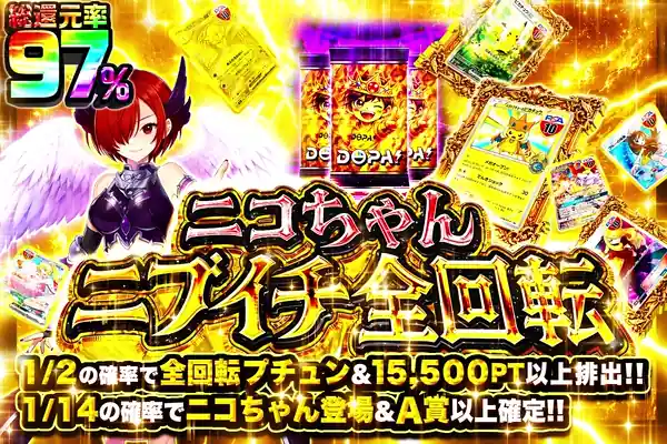 ニコちゃんニブイチ全回転