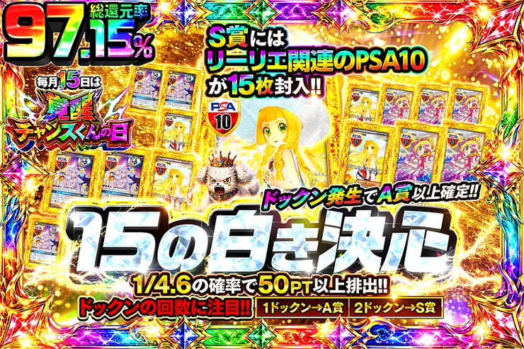 毎月15日は覚醒チャンスくんの日 15の白き決心