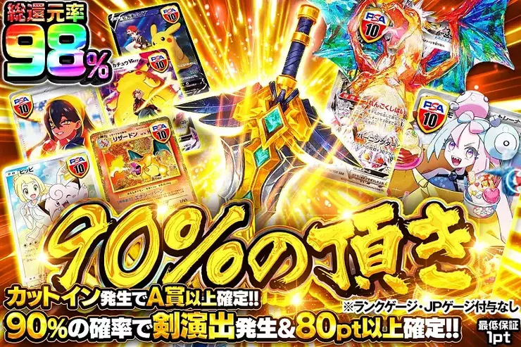 90％の頂き