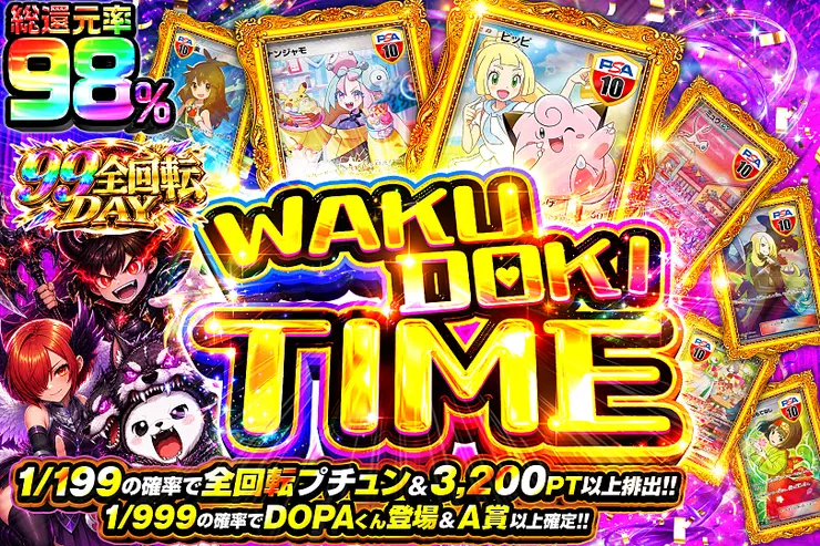 99全回転DAY WAKUDOKITIME
