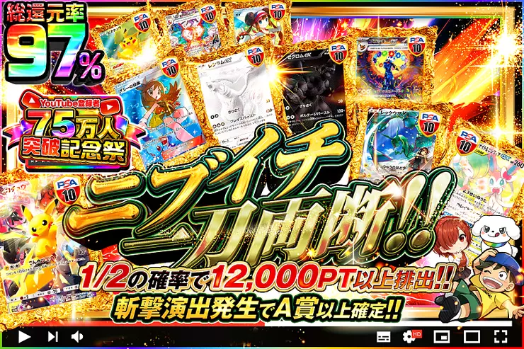 YouTube登録者75万人突破記念祭 ニブイチ一刀両断!!