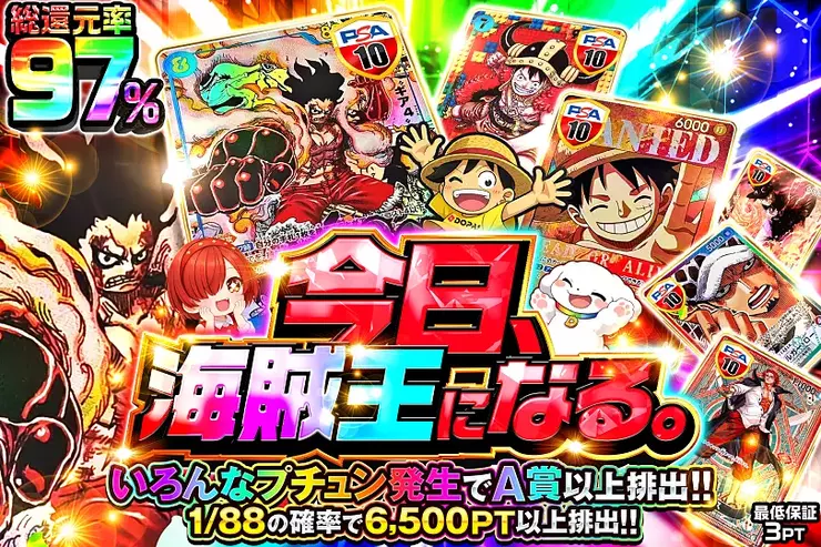 今日、海賊王になる。
