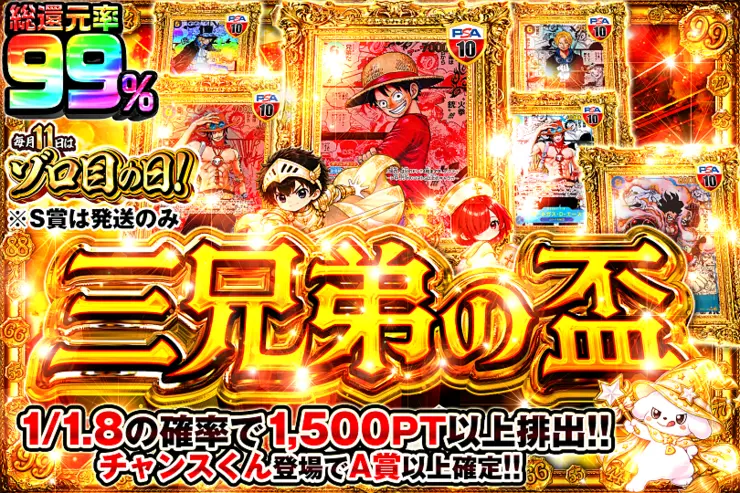 毎月11日はゾロ目の日! 三兄弟の盃