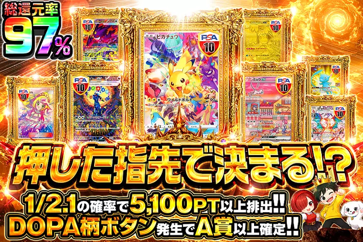 押した指先で決まる!?
