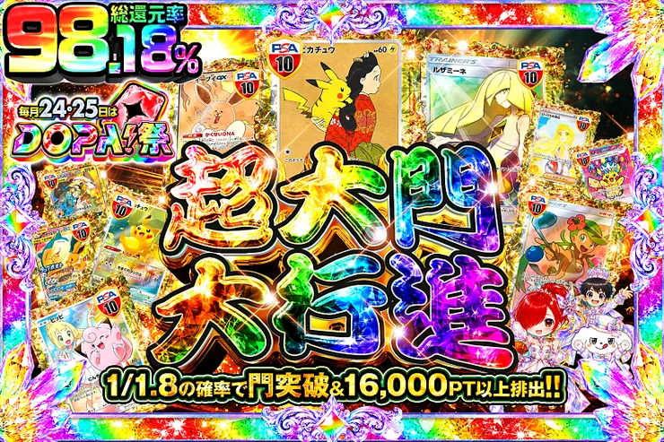 毎月24,25日はDOPA!祭 超大門大行進