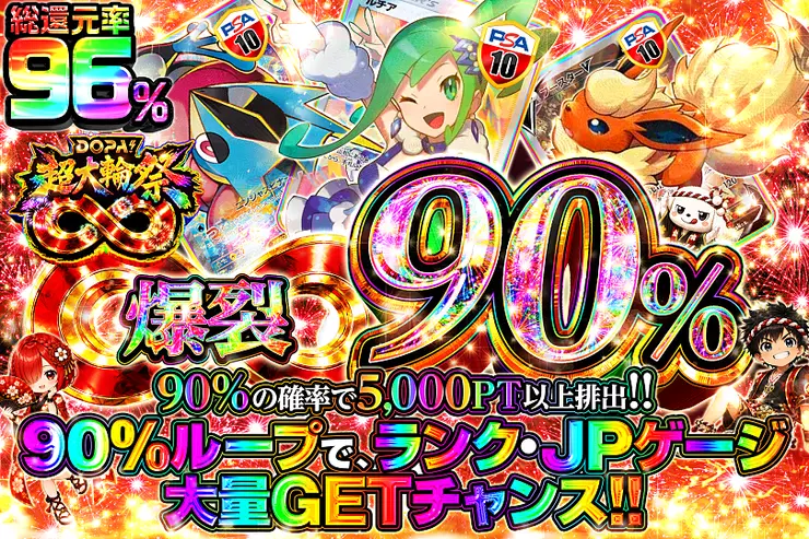 爆裂90％