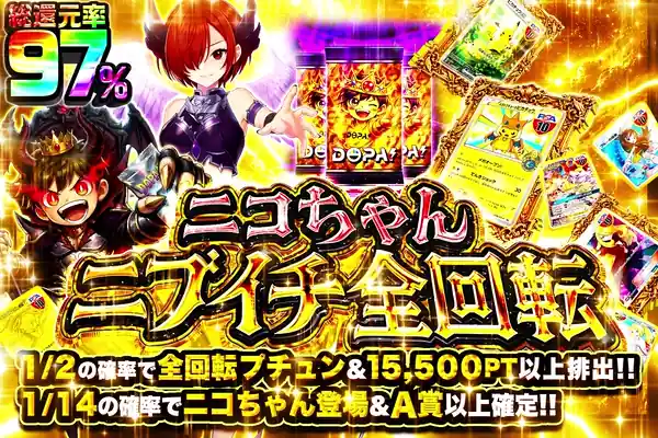 ニコちゃんニブイチ全回転