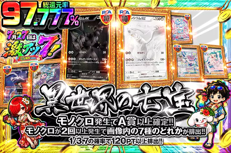 7月27日は激アツ7!3.5周年ver.異世界の七宝