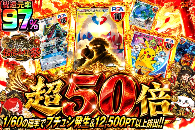 大黒天の倍倍小槌祭 超50倍