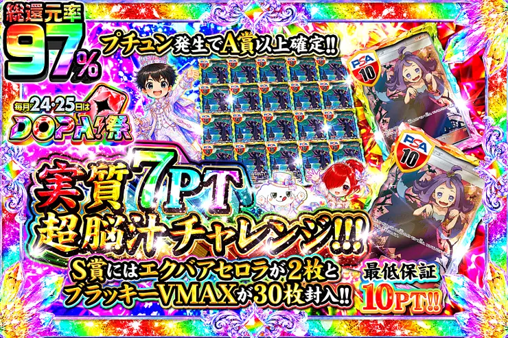 毎月24・25日はDOPA!祭 実質7PT超脳汁チャレンジ!!!					