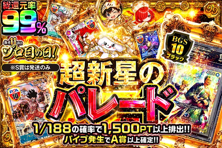 毎月11日はゾロ目の日!  超新星のパレード