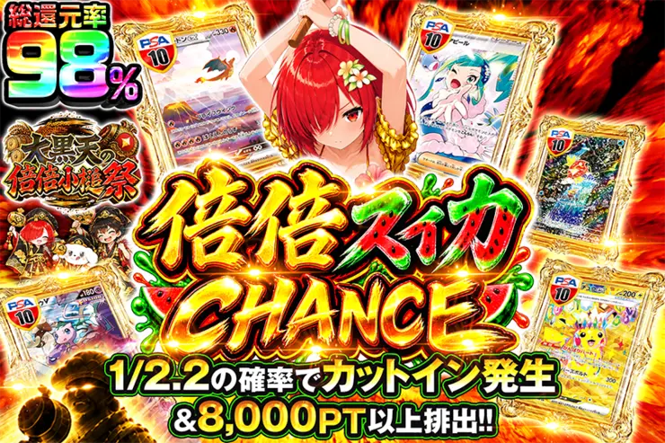 大黒天の倍倍小槌祭 倍倍スイカCHANCE