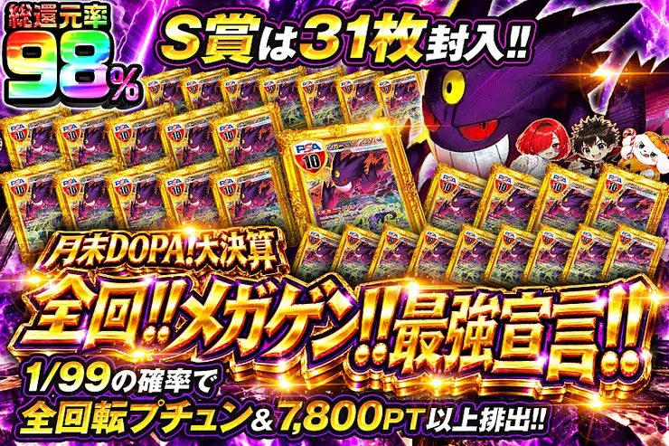 月末DOPA!大決算 全回!!メガゲン!!最強宣言!!