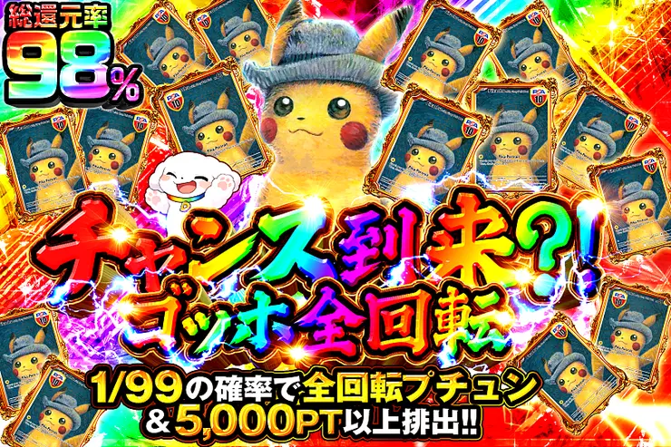 チャンス到来?!ゴッホ全回転