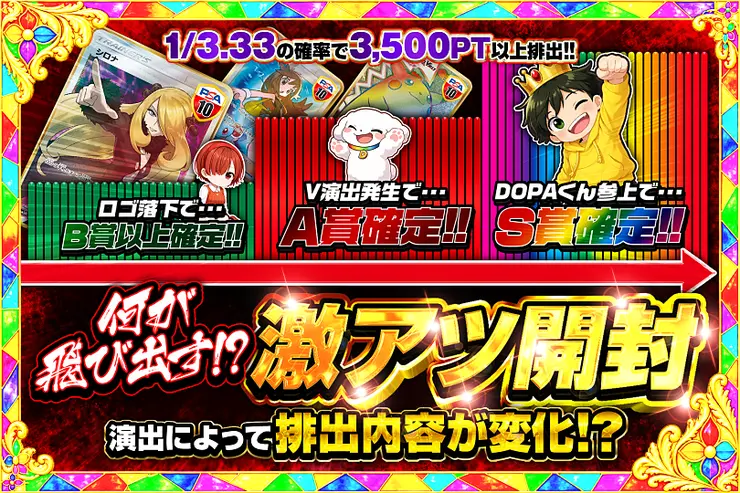 何が飛び出す!?激アツ開封