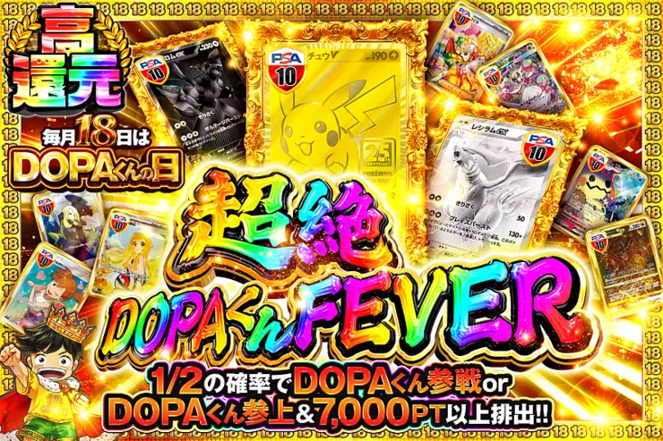 毎月18日はDOPAくんの日 超絶DOPAくんFEVER