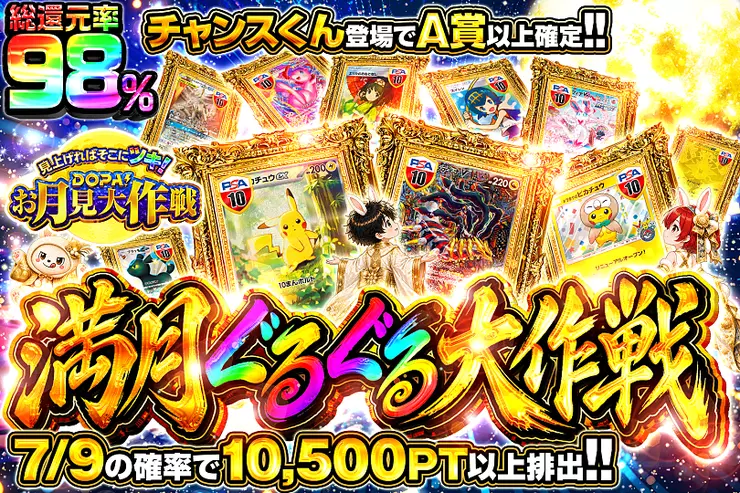 見上げればそこにツキ! 満月ぐるぐる大作戦