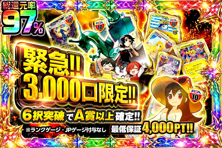 緊急!!3,000口限定!!