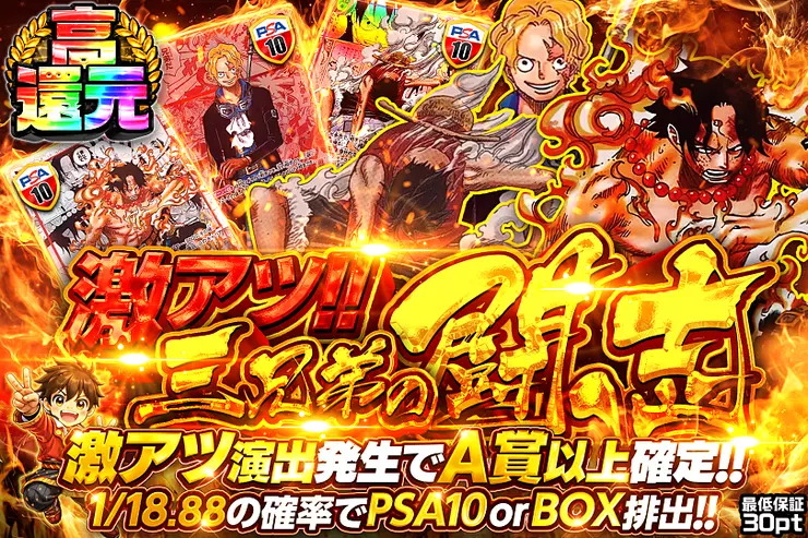 激アツ!!三兄弟の闘志