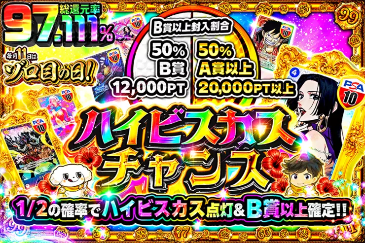 毎月11日はゾロ目の日!
ハイビスカスチャンス